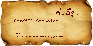 Aczél Szabolcs névjegykártya